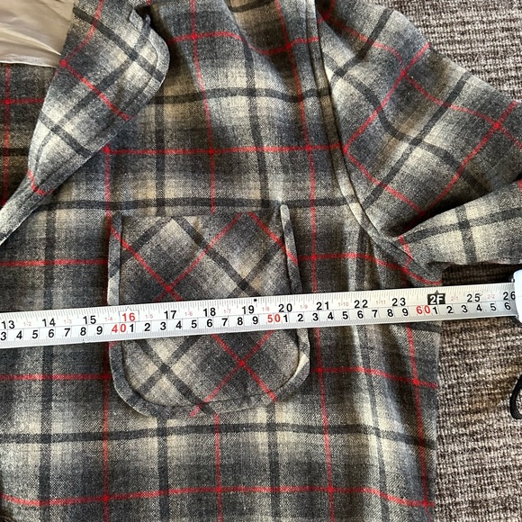 VINTAGE MCM PENDLETON Plaid Wool Jacket/Over-shirt - Picture 7 of 8